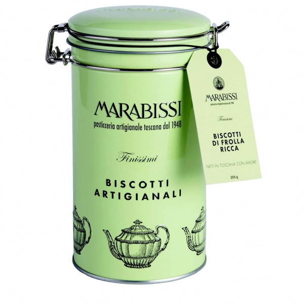 Biscotti di frolla ricca Latta - 200 gr. MARABISSI