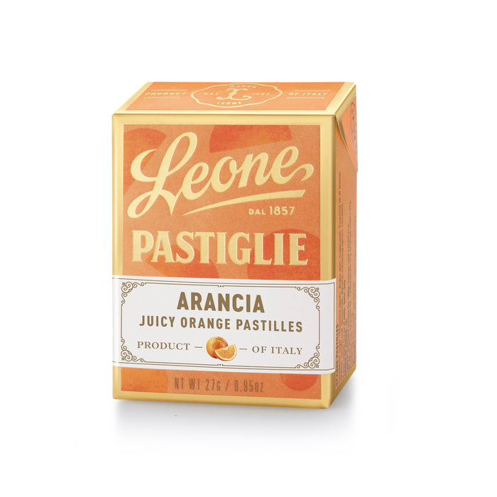 Pastiglie Leone - Scatoletta Pastiglie Arancia da 27g