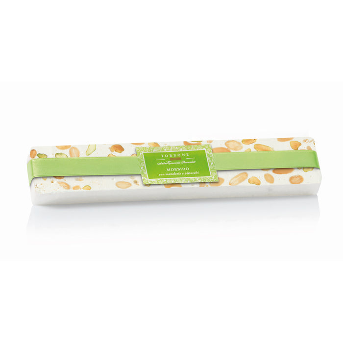 Antica Torroneria Piemontese - Torrone Morbido Mandorle e Pistacchi g 150 - Senza glutine